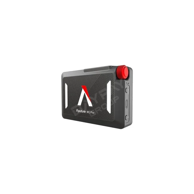 Aputure MC Pro 本体側面と操作ダイヤル