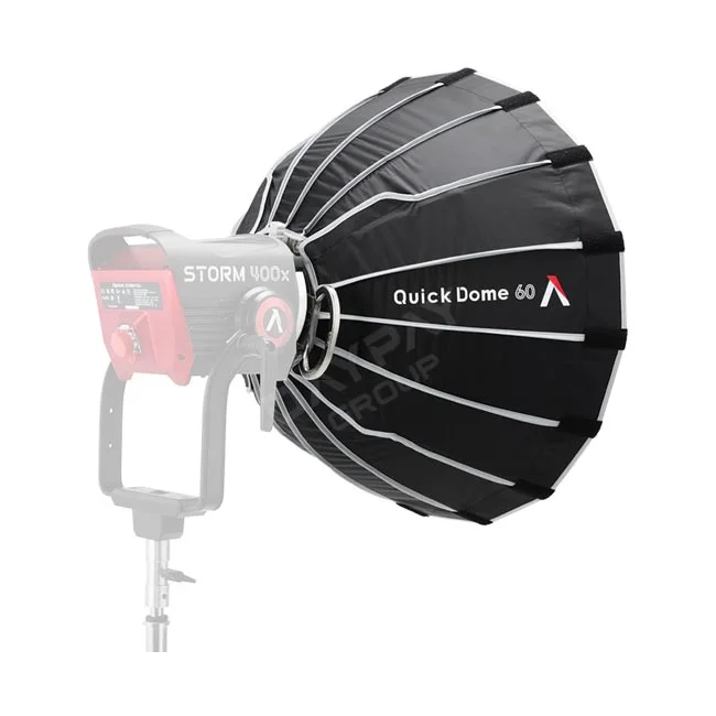 デイペイレンタル｜DAYPAY RENTALで提供する撮影機材レンタル「Aputure Quick Dome 60」ソフトボックスの斜めからの外観
