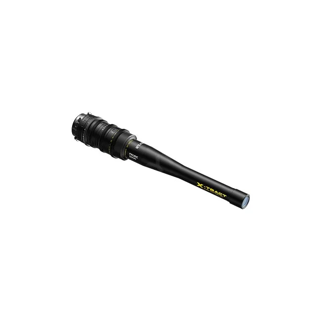 デイペイレンタル｜DAYPAY RENTALの撮影機材レンタルでご利用いただけるDzofilm X-Tract 18-28mm T8 (0° Direct View) プローブズームレンズ本体の外観と細部デザイン。カメラレンタルにおける製品仕様の確認に。