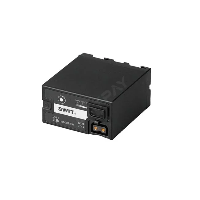 Swit LB-SF65C バッテリーの端子および操作部側面の外観