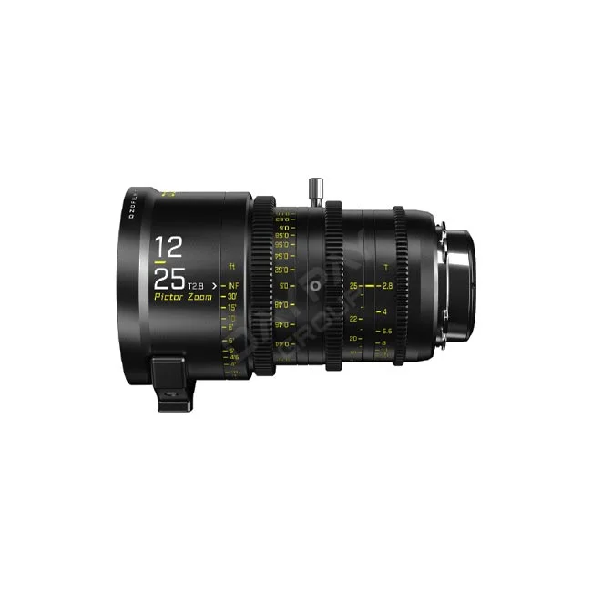 カメラレンタル・撮影機材レンタルのデイペイレンタル｜DAYPAY RENTALで取り扱うDzofilm Pictor 12-25mm T2.8シネマズームレンズの本体（側面）