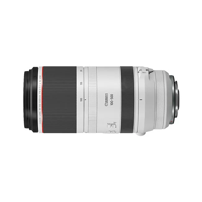 デイペイレンタル｜DAYPAY RENTALのカメラレンタルでご利用いただけるCanon RF100-500mm F4.5-7.1L IS USMズームレンズの全体像