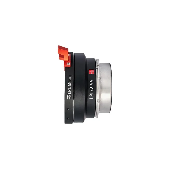 デイペイレンタル｜DAYPAY RENTALでレンタルできるIbe Optics IB/E LPLx2 VV Extenderの側面図。カメラレンタルや撮影機材レンタルに最適なLPLマウントエクステンダー。
