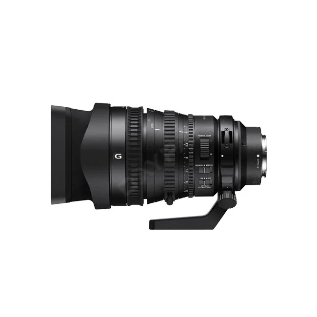 デイペイレンタル｜DAYPAY RENTALのカメラレンタルでご利用いただけるSony FE PZ 28-135mm F4 Gレンズの外観（三脚座付きズームレンズ）