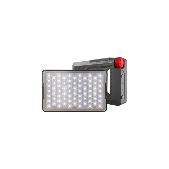 撮影機材レンタルならデイペイレンタル｜DAYPAY RENTAL。Aputure MC Proの本体とLED面が確認できる商品画像。