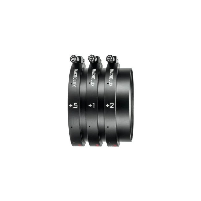 Leitz Cine Macrolux 114 マクロディオプター マクロラックスのセット正面