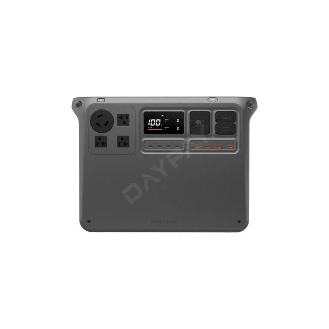 デイペイレンタル｜DAYPAY RENTALの機材レンタルでご利用いただけるDJI Power 2000ポータブル電源本体の正面画像
