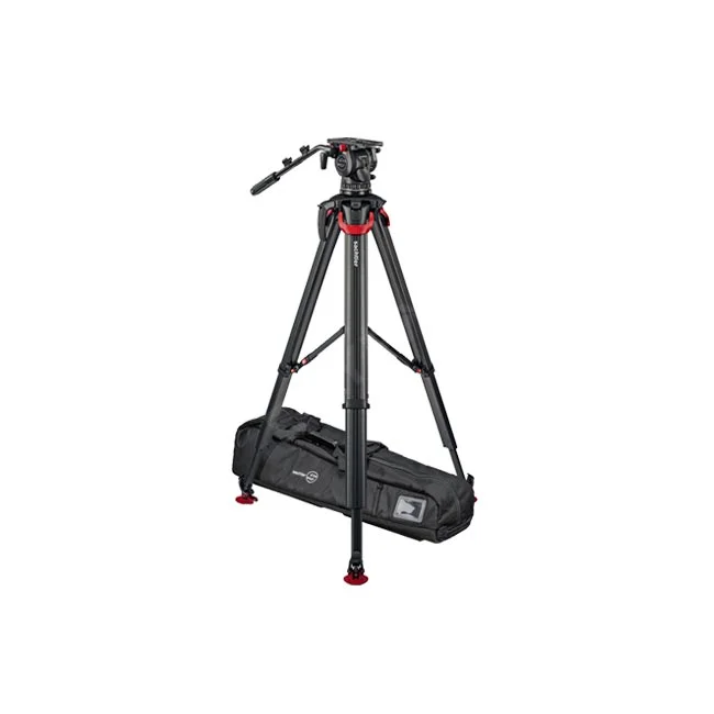 デイペイレンタル｜DAYPAY RENTALの撮影機材レンタルでご利用いただけるSachtler aktiv12T flowtech MS三脚と専用バッグの製品画像