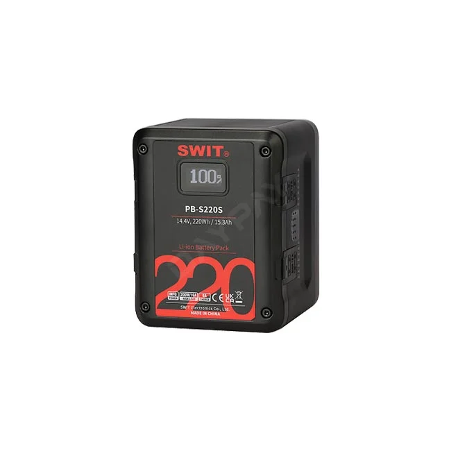 撮影機材レンタルならデイペイレンタル｜DAYPAY RENTAL。Swit PB-S220S Vマウントバッテリー本体の製品画像。