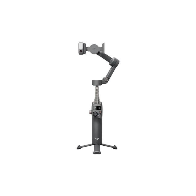 デイペイレンタル｜DAYPAY RENTALでレンタルできるカメラ・撮影機材レンタル「DJI Osmo Mobile 7P」の三脚を展開した状態の本体画像