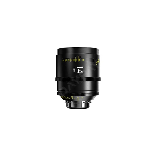 Dzofilm Arles Prime 14mm T1.9 シネマレンズ正面