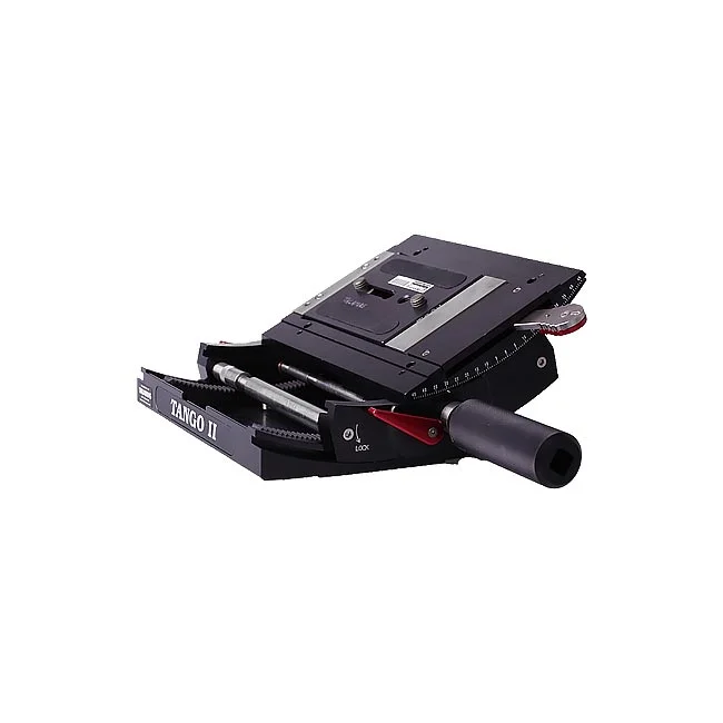 デイペイレンタル｜DAYPAY RENTALで提供するTANGOⅡ Swing Headの機材レンタル画像。黒い筐体に「TANGO II」のロゴやハンドル、調整レバーが備わったスイングヘッド本体。