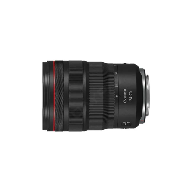 デイペイレンタル｜DAYPAY RENTALで取り扱うカメラレンタル・撮影機材レンタルのCanon RF24-70mm F2.8L IS USMレンズ本体の外観