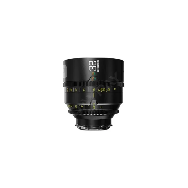 Dzofilm Gnosis 32mm T2.8 Macroの撮影機材レンタル。デイペイレンタル｜DAYPAY RENTALで取り扱うマクロシネマレンズの外観。