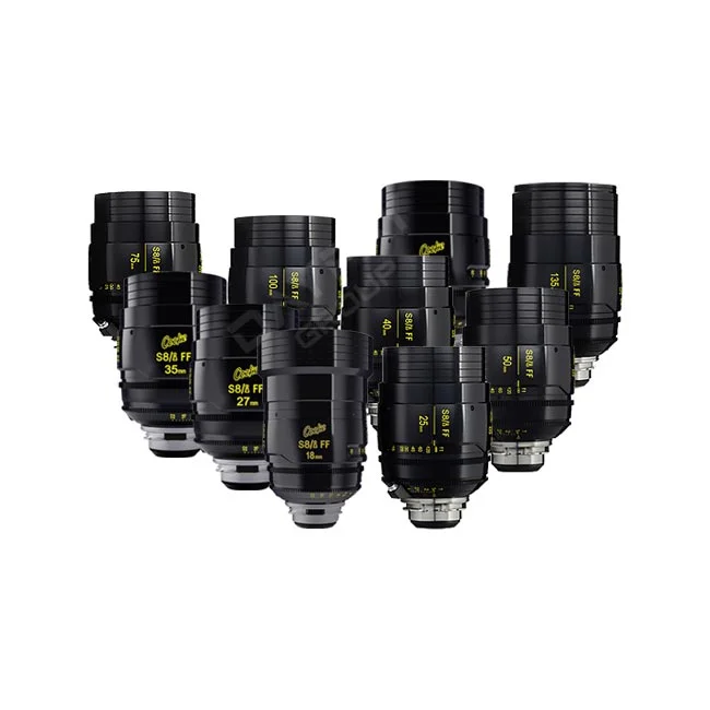 デイペイレンタル｜DAYPAY RENTALの撮影機材レンタルでご利用いただけるCooke S8/i Lens（Cooke S8/i FF）シネマレンズ複数本の外観
