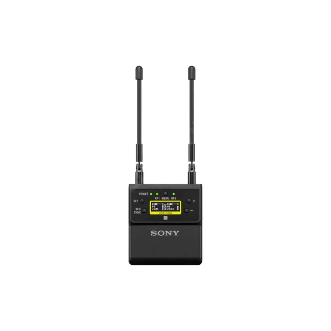 デイペイレンタル｜DAYPAY RENTALでレンタルできるSony URX-P41D 2波同時受信機の本体と2本のアンテナ