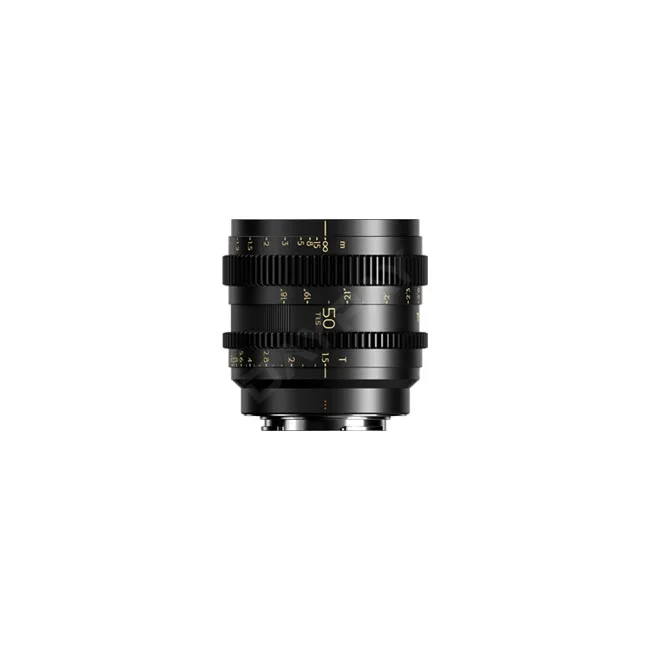 デイペイレンタル|DAYPAY RENTALでレンタルできるThypoch Simera C 50mm T1.5シネマレンズの外観。カメラレンタル・撮影機材レンタル向けの頑丈な筐体とフォーカスギヤが確認できます。