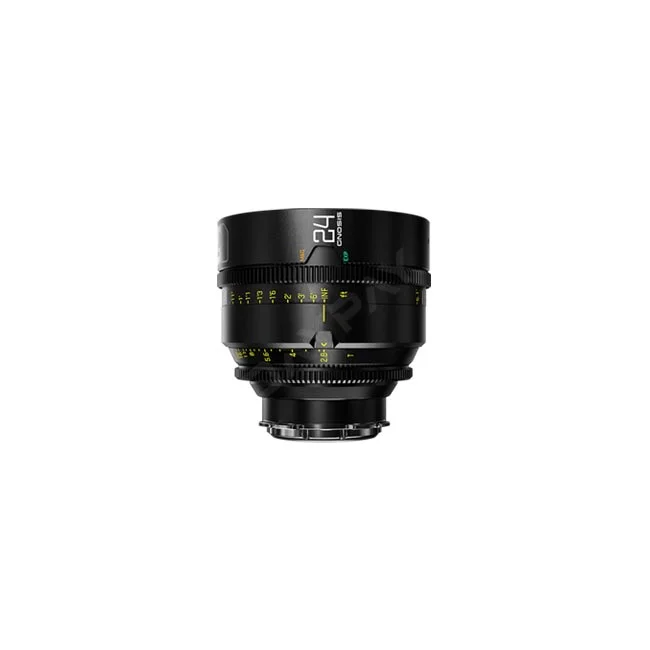 デイペイレンタル｜DAYPAY RENTALでレンタルできる「Dzofilm Gnosis 24mm T2.8 Macro」のカメラレンズ本体。撮影機材レンタルに最適なシネマ単焦点マクロレンズの外観