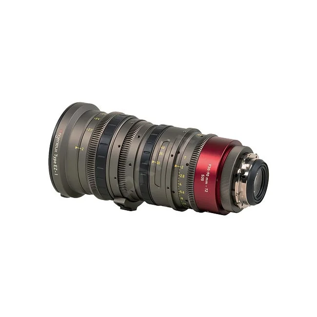 Angenieux Zoom EZ-1 30-90mm T2 シネマレンズ本体の製品画像。デイペイレンタル｜DAYPAY RENTALの撮影機材レンタルでご利用いただけるプロ用ズームレンズです。