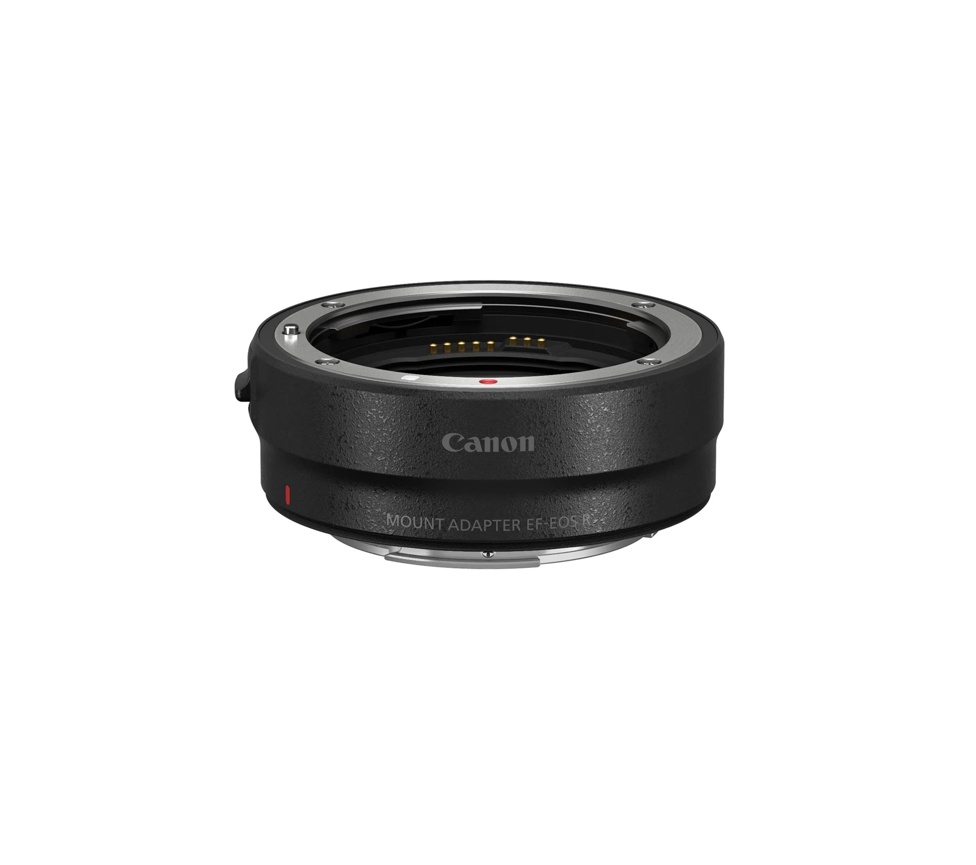 Canon EF-EOS R Mount Adapter 마운트 부위 및 전자 핀 상세 뷰