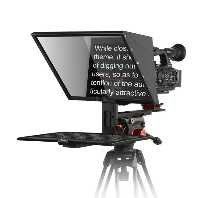 Desview TP170 Portable Teleprompter 카메라 장착 및 빔스플리터 유리 구조