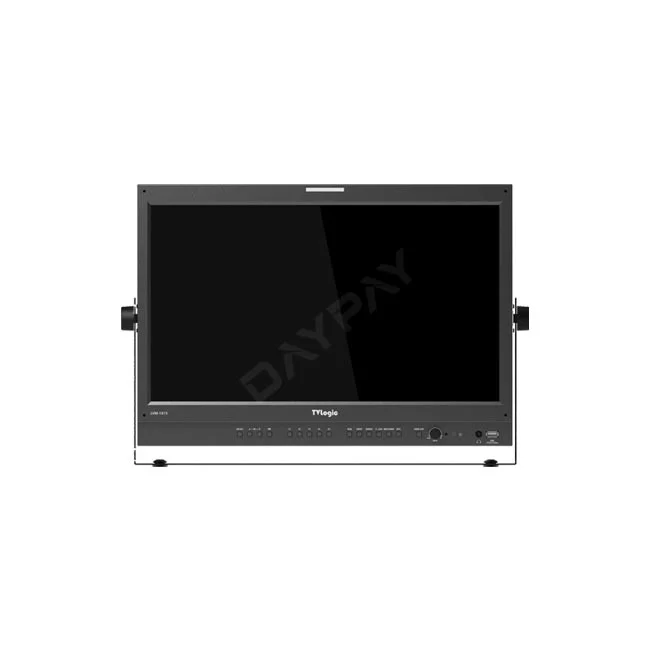 TVLogic LVM-181S 전면 디스플레이와 하단 조작 버튼