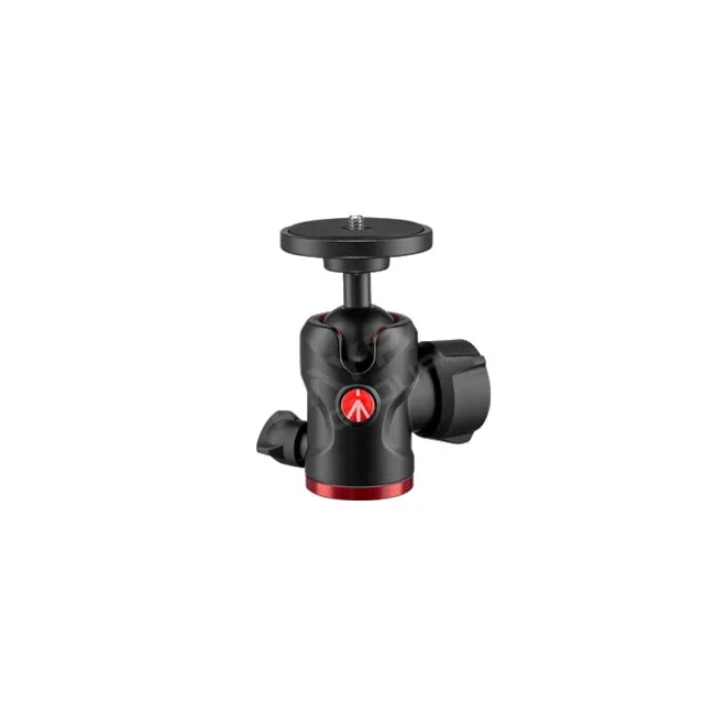 Manfrotto MT190GOC4TB 삼각대 볼헤드 조작부와 플레이트