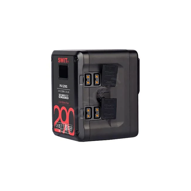 SWIT PB-S290S V마운트 배터리 측면 D-Tap 단자와 커버