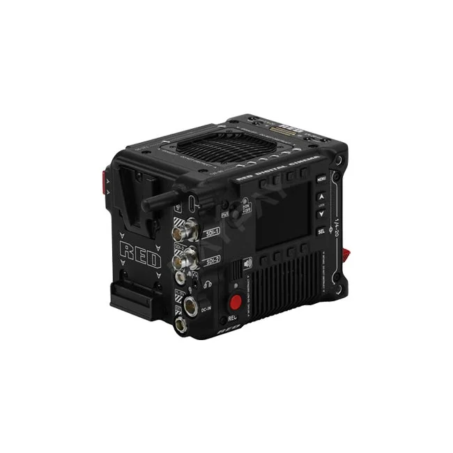 RED V-RAPTOR X 8K VV Body 후면 단자 및 조작부