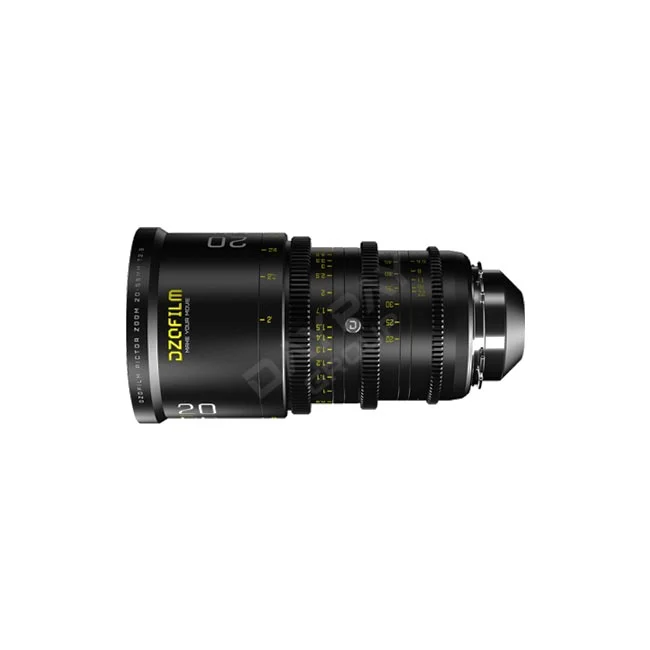Dzofilm Pictor 20-55mm T2.8 렌즈 경통과 포커스링, 줌링