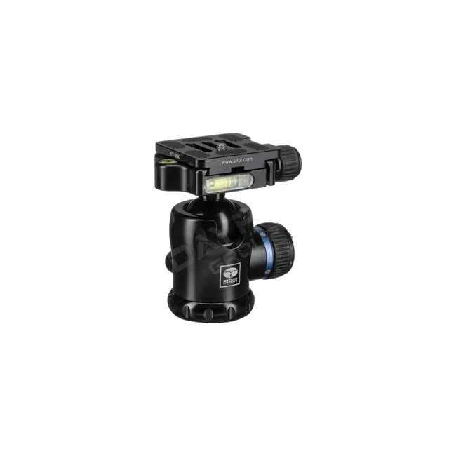 Sirui P-325FL Monopod 볼헤드와 수평계 및 조작 다이얼