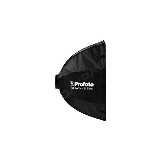 Profoto OCF Softbox 2' Octa 측면 외관과 브랜드 로고
