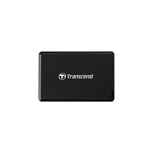 Transcend RDF9K2 Multi Card Reader 상단 로고와 전면부