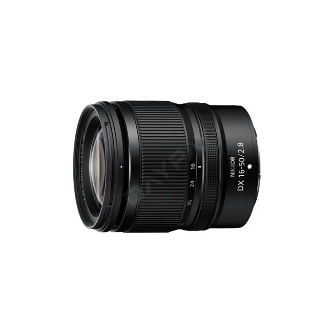 Nikon NIKKOR Z DX 16-50mm f/2.8 VR 줌렌즈 측면 및 경통 조작부