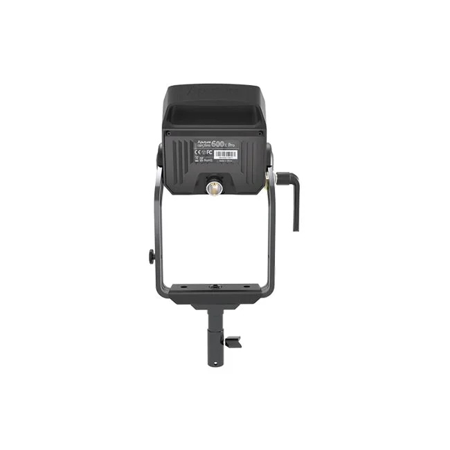 Aputure LS 600X PRO 후면부와 요크 브래킷