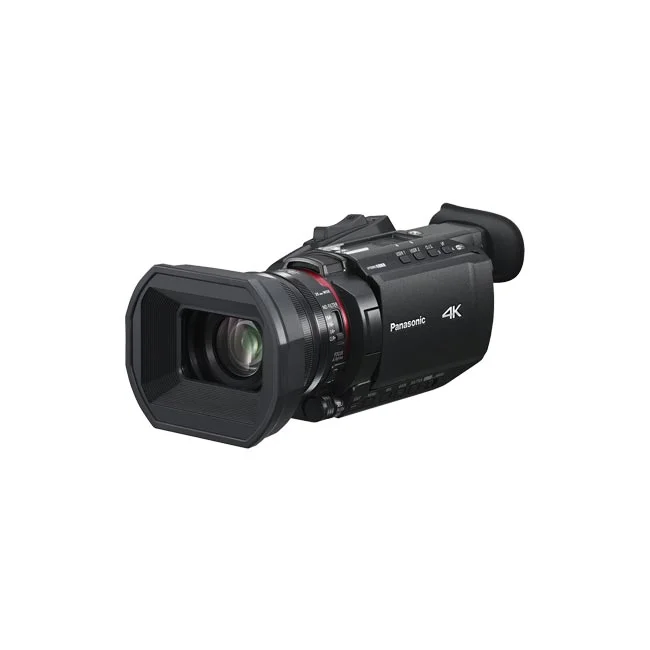 Panasonic HC-X1600 전면 및 상단 조작부 뷰
