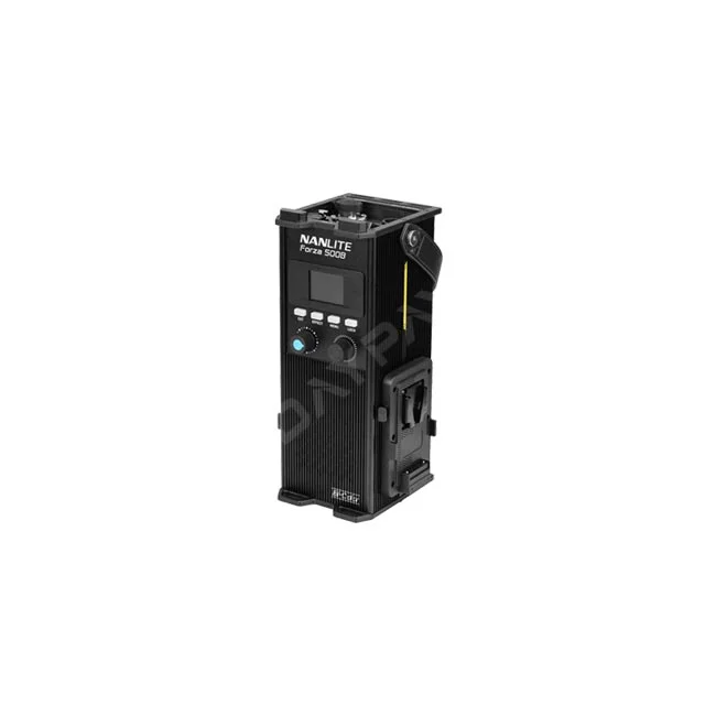 Nanlite Forza 500B II 컨트롤 유닛 전면 디스플레이와 조작부