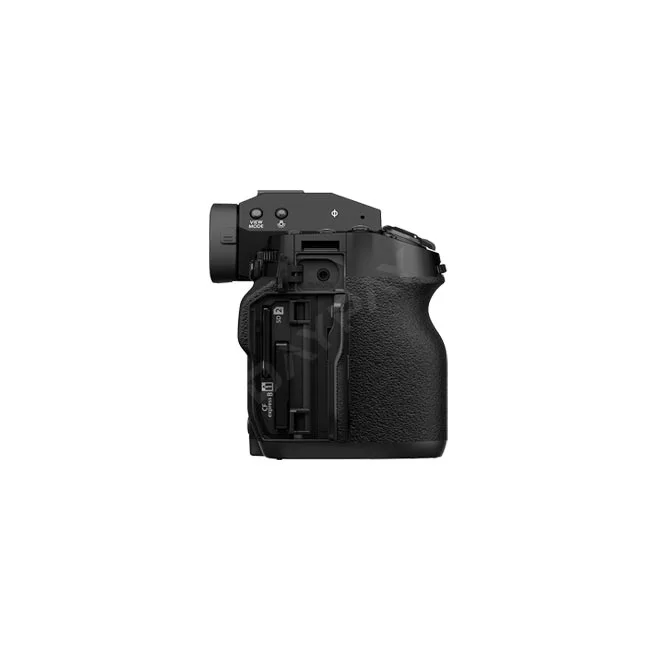 Fujifilm X-H2 측면 메모리 카드 슬롯과 단자부