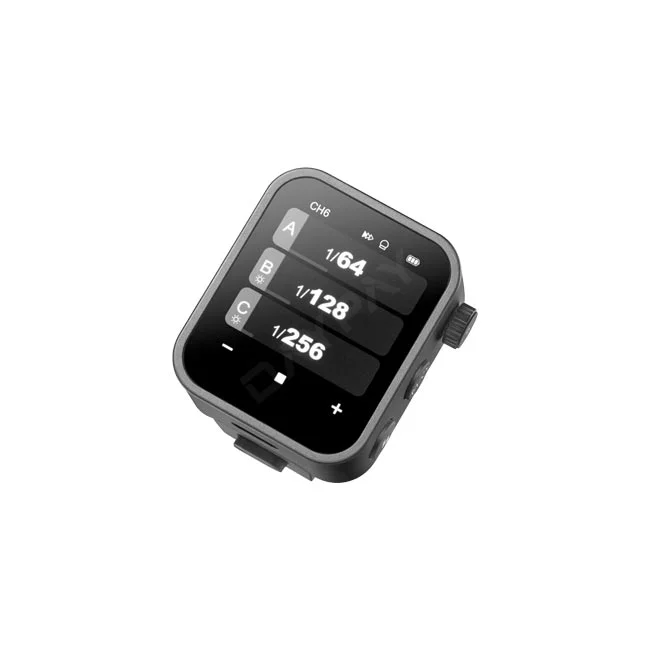 Godox X3-C OLED 터치스크린과 설정 화면