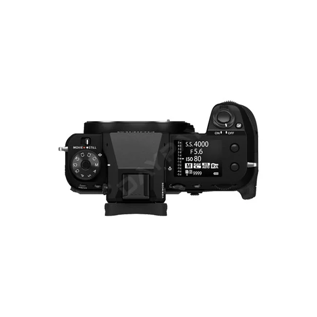 Fujifilm GFX100S II 상단부와 상단 LCD 패널
