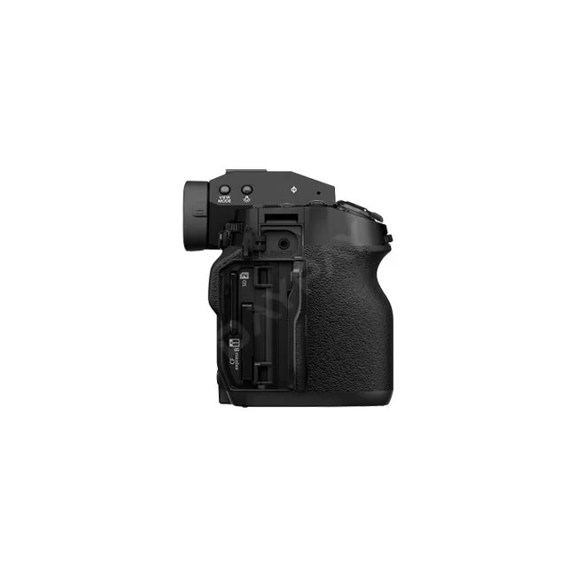 Fujifilm X-H2s 측면 메모리 카드 슬롯과 단자부