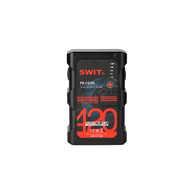 SWIT PB-C420S V-Mount Battery 전면부