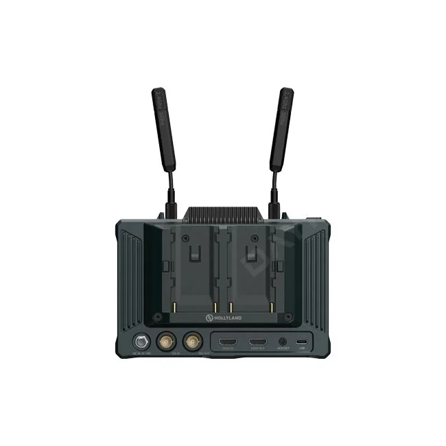 HollyLand Pyro 7 Dual Kit 후면 배터리 마운트와 단자부