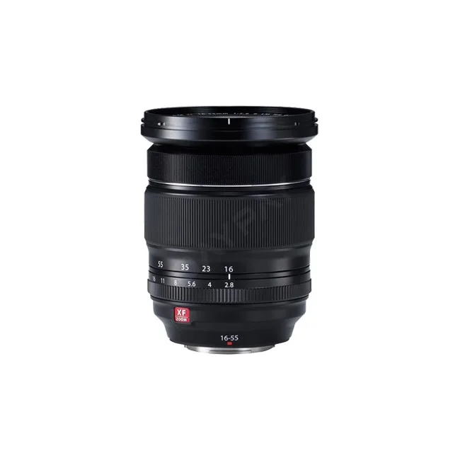 Fujifilm XF16-55mm F2.8 R LM WR 줌링과 조리개 링 정면