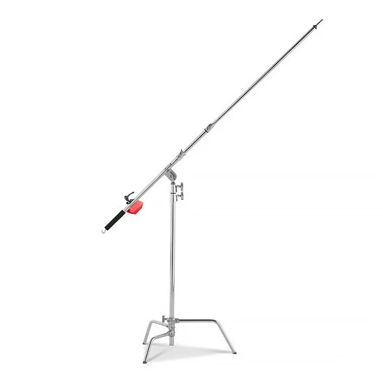 Avenger D600 + C-Stand A2033L Kit 붐 암과 C스탠드 장착 전체 모습
