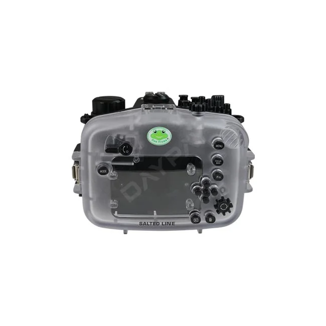 Seafrogs Sony FX3, FX30 Camera Housing 후면 조작부와 투명 케이스