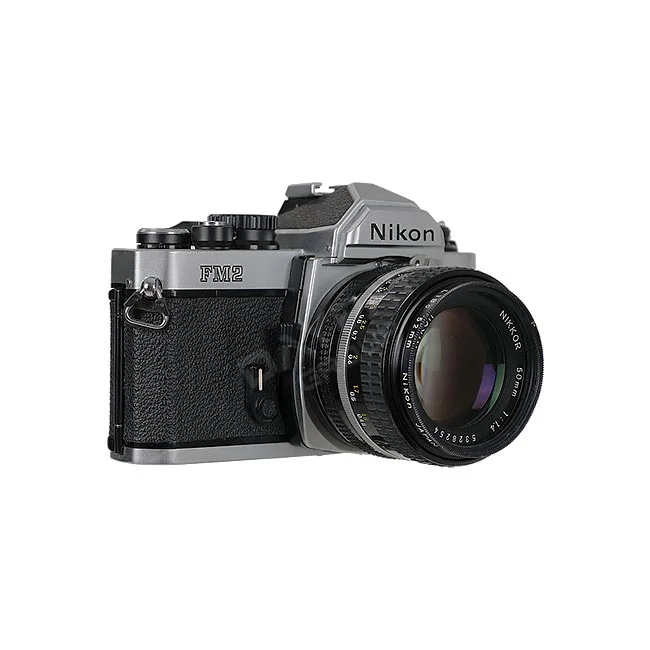 Nikon FM2 / NIKKOR 50mm F1.4 전면 및 측면 각도