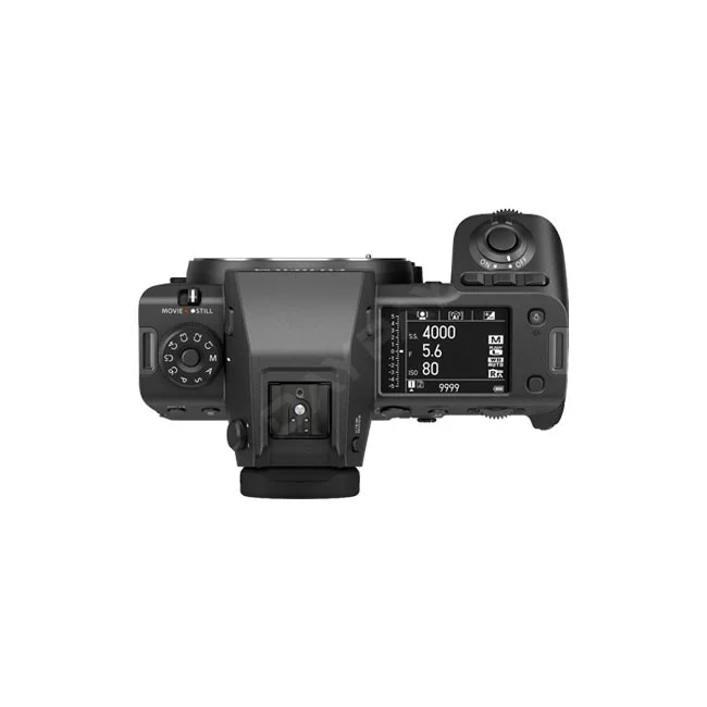 Fujifilm GFX100 II 상단 패널과 조작 다이얼