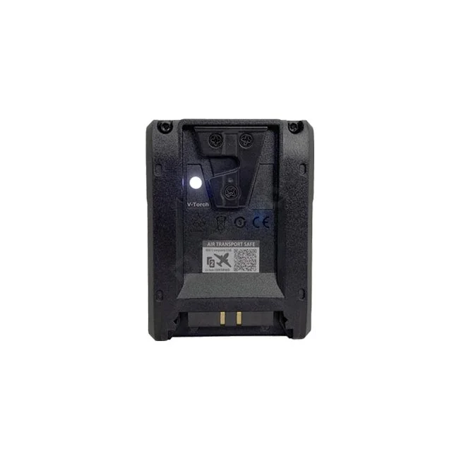 IDX IMICRO-150 V마운트 배터리 후면 V-Torch LED 라이트와 단자부