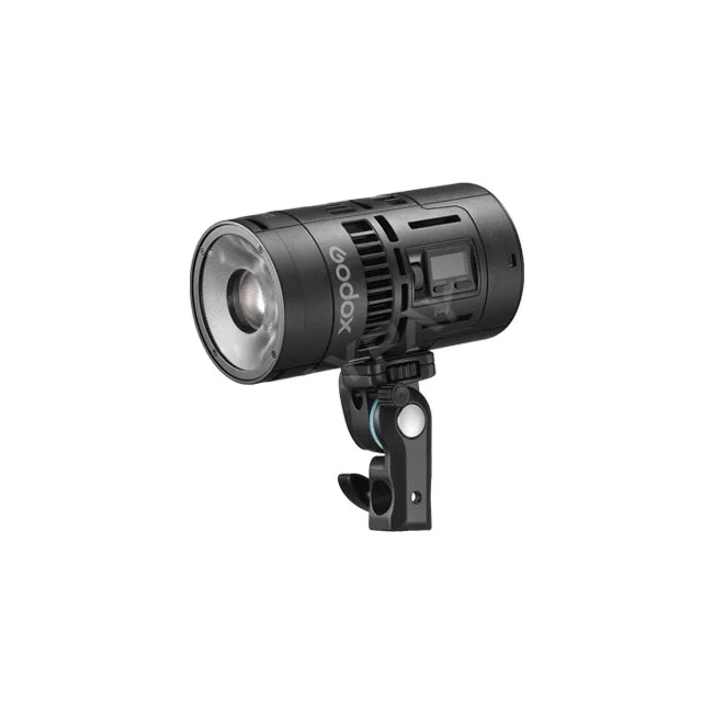 Godox MS60R 측면 전면부와 마운트 브래킷